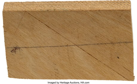 89111: Howard Hughes Personal Set of (3) Birch Wood She