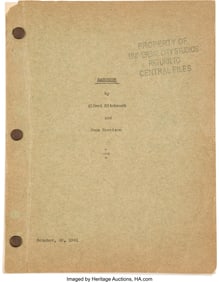 89113: Saboteur (Universal, 1942), Typed-Carbon Univers