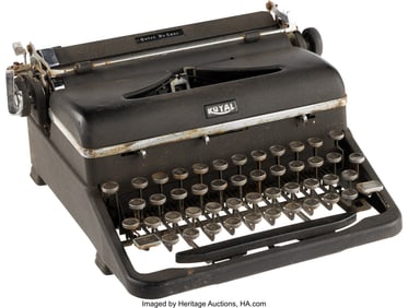 89233: Terry Southern's Personal Typewriters (ca. 1940s