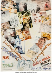 89260: Larry Rivers, "Performing for the Family" Poster
