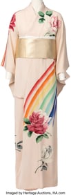 89222: Audrey Hepburn Personally Owned Kimono, Gifted b