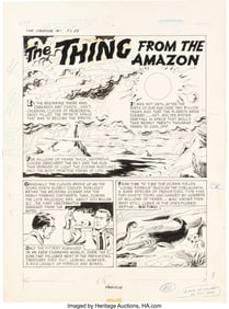 89312: Bob Jenney, The Creature #1 (Dell, 1963), Comple