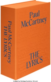 89346: Paul McCartney Signed The Lyrics US Deluxe Editi