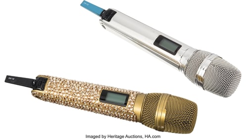 89358: Shakira Concert Used (2) Sennheiser Microphones