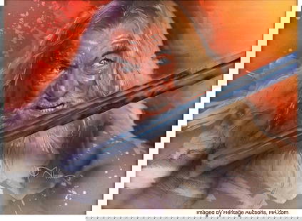 The Lord of the Rings: The Fellowship of the Rin: The Lord of the Rings: The Fellowship of the Ring (New Line, 2001; Created ca. 2004), John Alvin Original Art of Ian McKellen "Gandalf the Grey".
