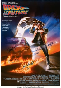 89576: Back to the Future (Universal, 1985) Cast Signed