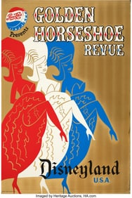89463: Golden Horseshoe Revue Disneyland Attraction Pos