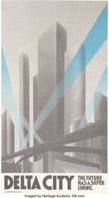 89589: RoboCop (Orion, 1987), OCP "Delta City" Poster.