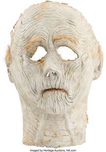 Beetlejuice (Warner Bros., 1988), Geena Davis "B: Beetlejuice &lpar;Warner Bros&period;&comma; 1988&rpar;&comma; Geena Davis "Barbara Maitland" Hero Prosthetic Mask from Exorcism Sequence&period; Original hero latex rubber mask of Geena Davis's &lpar