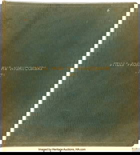 The Nightcomers (Avco Embassy, 1971). Custom Emb: The Nightcomers &lpar;Avco Embassy&comma; 1971&rpar;&period; Custom Embossed Presentation Album of &lpar;25&rpar; Oversized Production Photos of Marlon Brando with Cast and Crew&comma; Inscribed by Mi