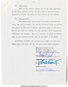 89486: Young Frankenstein (TCF, 1974), Gene Wilder Sign
