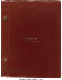 89489: Marathon Man (Paramount, 1976), Fourth Draft Pre