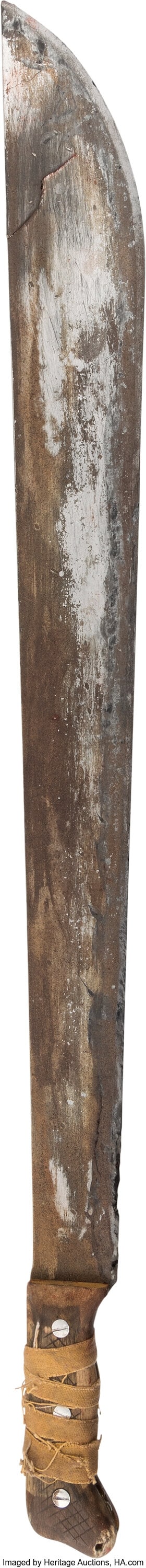 Friday the 13th (New Line, 2009), Derek Mears "J: Friday the 13th (New Line, 2009), Derek Mears "Jason Voorhees" Stunt Machete. Original stunt machete prop from the 2009 reboot of the popular Friday the 13th franchise&per