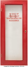 89703&colon; Titanic &lpar;TCF&comma; 1997&rpar;&comma; Emergency Fire Axe Box&period; Ori