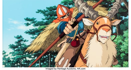 89671&colon; Princess Mononoke &lpar;Studio Ghibli&comma; 1997&rpar;&comma; Art Col