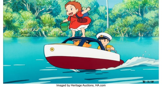 89672&colon; Ponyo &lpar;Studio Ghibli&comma; 2008&rpar;&comma; Art Collection of G
