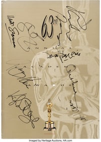 89678&colon; Autographed 63rd and 64th Academy Awards Program