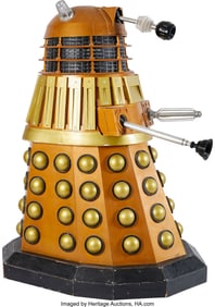 89891&colon; Doctor Who &lpar;BBC TV&comma; 2005-&rpar;&comma; Bronze-Color "Dalek"