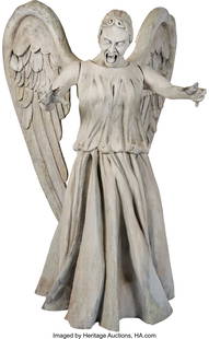 Doctor Who (BBC TV, 2005-), "Weeping Angel" Disp: Doctor Who &lpar;BBC TV&comma; 2005-&rpar;&comma; "Weeping Angel" Display Statue&period; Reproduction display statue of a Weeping Angel&comma; faithfully depicting the horrifying and memorable monster