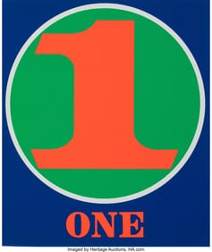 27061: Robert Indiana (American, 1928-2018) Numbers (sm