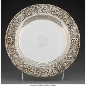 27044: An S. Kirk & Son Co. Chased Repoussé Silver Pla