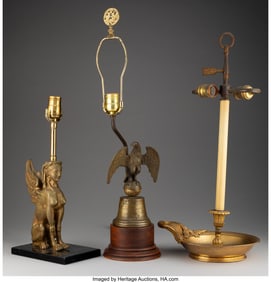27030: A Group of Three Continental Table Lamps 24-3/8