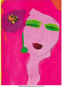27053: Walasse Ting (American/Chinese, 1929-2010) A Ver