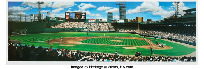 27056: Bill Purdom (American, 1953-2016) Fenway Park Pa
