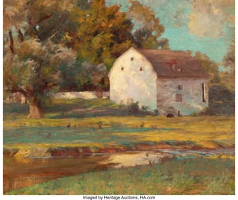 27018: Walter A. Clark (American, 1848-1917) Shadows on