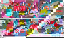 66105&colon; KAWS &lpar;b&period; 1974&rpar; Ups and Downs Portfolio &lpar;ten work