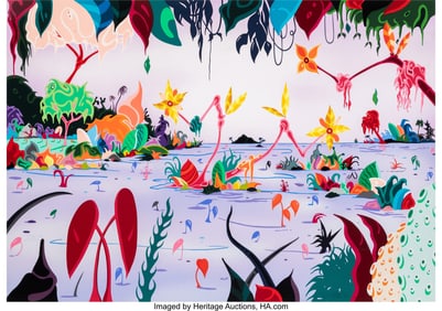 66111&colon; Erik Parker &lpar;b&period; 1968&rpar; New Breed Bay&comma; 2017 Screen