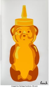 66114&colon; fnnch &lpar;b&period; 1986&rpar; Honey Bear Spray paint and stenc