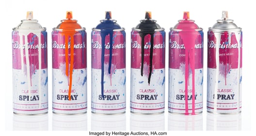 66125&colon; Mr&period; Brainwash &lpar;b&period; 1966&rpar; Spray Can &lpar;six works&rpar;&comma; 
