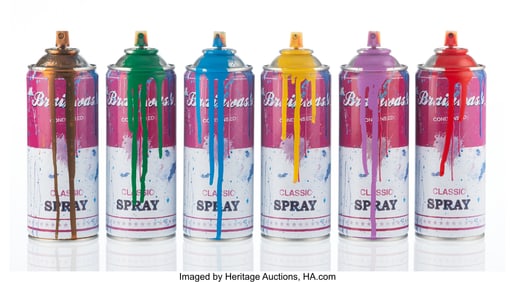 66126&colon; Mr&period; Brainwash &lpar;b&period; 1966&rpar; Spray Can &lpar;six works&rpar;&comma; 