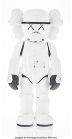 66128&colon; KAWS X Lucasfilm Stormtrooper&comma; 2008 Painted cast