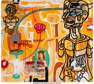 66038&colon; Doze Green &lpar;b&period; 1964&rpar; Chango&comma; 1997 Acrylic&comma; spray