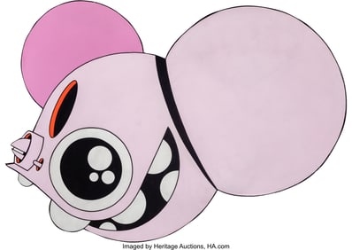 66041&colon; Dalek &lpar;b&period; 1968&rpar; Untitled &lpar;Pink Space Monkey Head