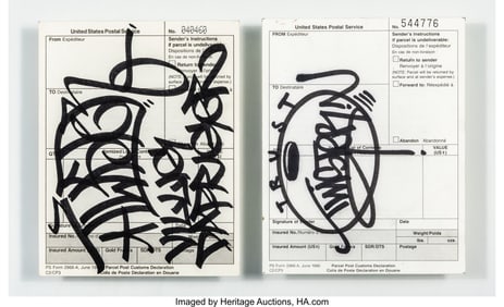 66045&colon; Barry McGee &lpar;b&period; 1966&rpar; Twist Marker on postal ser