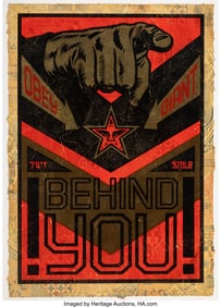 66140&colon; Shepard Fairey &lpar;b&period; 1970&rpar; Behind You HPM&comma; 20010 S