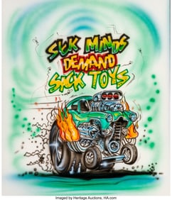 66047&colon; Ed "Big Daddy" Roth &lpar;1932-2001&rpar; Sick Minds Deman