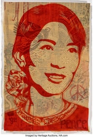 66144&colon; Shepard Fairey &lpar;b&period; 1970&rpar; Burmese Woman&comma; 2001 Han