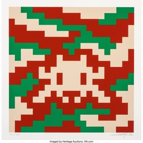66053&colon; Invader &lpar;b&period; 1969&rpar; Camo S-3C-M1&comma; 2024 Screenprint