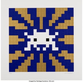 66056&colon; Invader &lpar;b&period; 1969&rpar; Sunset &lpar;Gold&sol;Blue&rpar;&comma; 2018 Scree