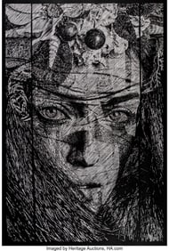 66152&colon; Snik &lpar;20th Century&rpar; Ascension&comma; 2023 Acrylic and 