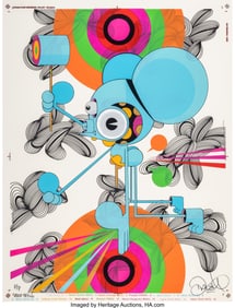 66157&colon; Dalek X KEF&excl; In the Midst&comma; 2022 Screenprint in c