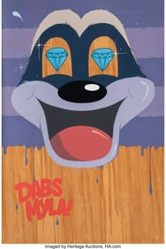 66064&colon; Dabs Myla &lpar;20th Century&rpar; Untitled Acrylic on pan