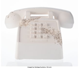 66171&colon; Daniel Arsham &lpar;b&period; 1980&rpar; Telephone &lpar;Future Relic-