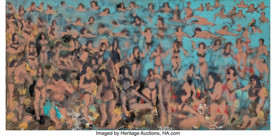66184&colon; Scott Griffin &lpar;b&period; 1970&rpar; The Beach&comma; 2015 Acrylic 