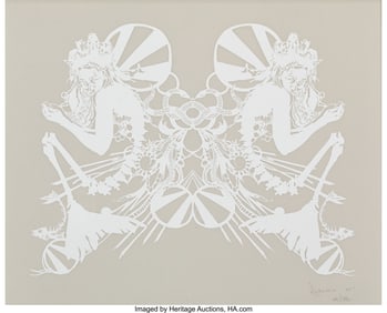 66186&colon; Swoon &lpar;b&period; 1977&rpar; Miss Rockaway&comma; 2007 Screenprint 
