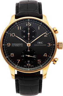 IWC Portugieser Reference IW371482 18k Rose Gold: IWC Portugieser Reference IW371482 18k Rose Gold Wristwatch Case&colon; 40mm&comma; 18K Rose Gold Dial&colon; Grey and black with rose gold arabic numerals &comma; Gold hands Movement&colon; Automatic